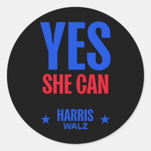 2024 kann sie den Präsidenten Kamala Harris wählen Runder Aufkleber