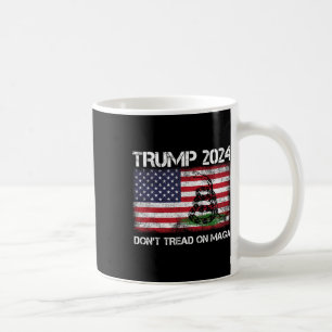 2024 Keine Schlange der amerikanischen Maga-Flagge Kaffeetasse