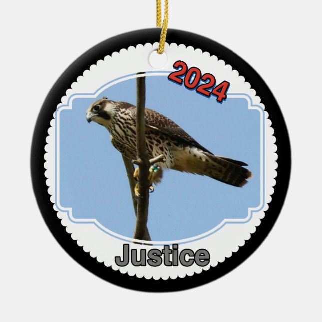 2024 Keramik Circle Ornament Justice (Vorne)
