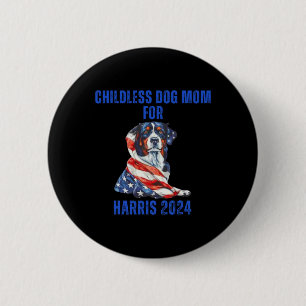 2024 Kinderlose Mama für Harris 2024 Button