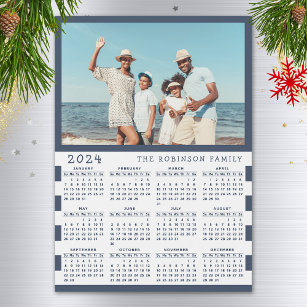 2024 Kühlschrankmagnet Kalender Familienname und F Magnetkarte