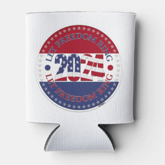 2024 Lass Freedom Ring USA Flag Dosenkühler
