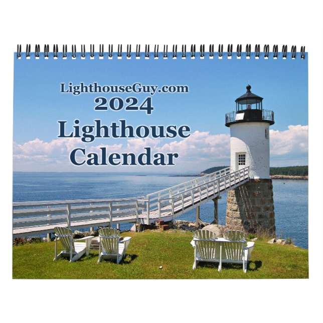 2024 LighthouseGuy.com Leuchtturmkalender Kalender (Titelbild)