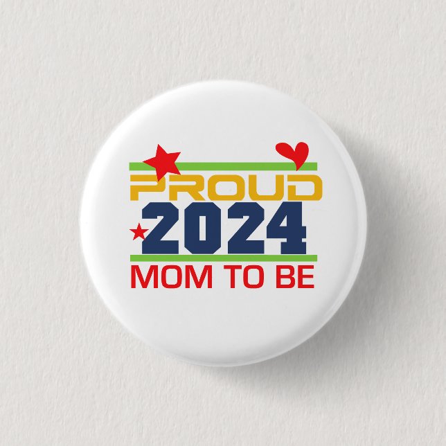 2024 Mama als Schlüsselkettenknopf Button (Vorderseite)