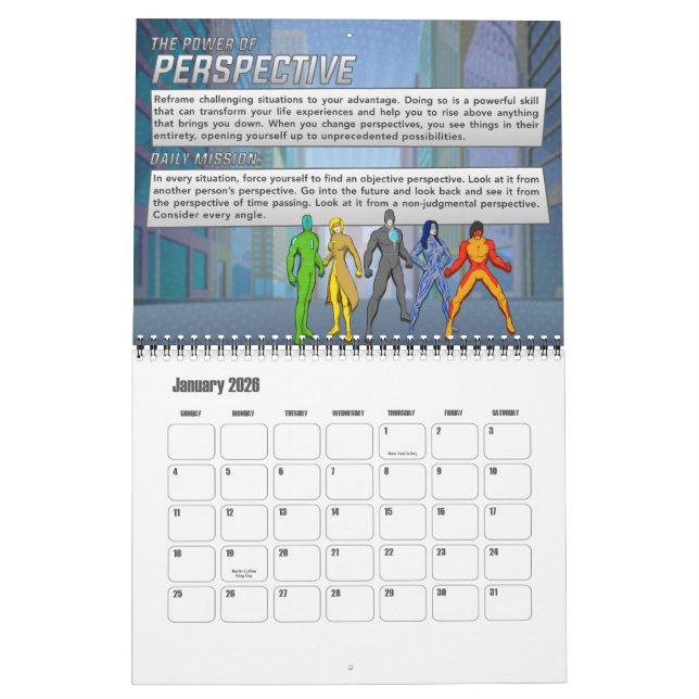 2024 Master Your Superpower Calendar Kalender (Jan 2026)