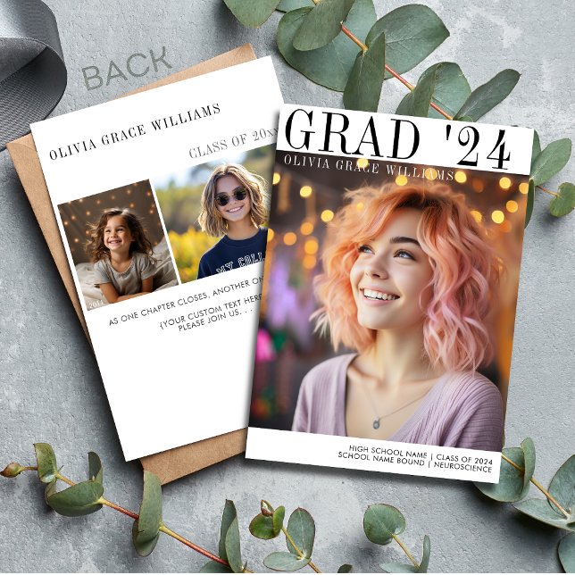 2024 Modernes Minimalistisches Grad-Overlay Ankündigung (Von Creator hochgeladen)