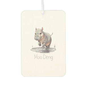 2024 Moo Deng T-Shirt Autolufterfrischer