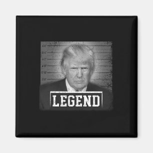 2024 Mugshot Präsident Legend Rettete Amerika Vint Magnet
