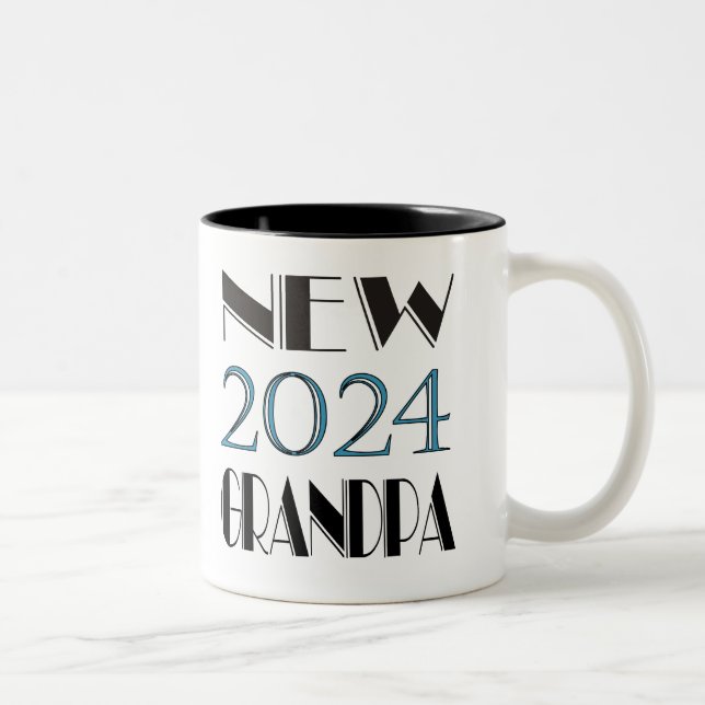2024 Neue Großpa-Tasse Zweifarbige Tasse (Rechts)