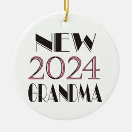 2024 Neue Oma-Ornament Keramik Ornament