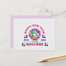 2024 NEUES JAHR GREETING WISH