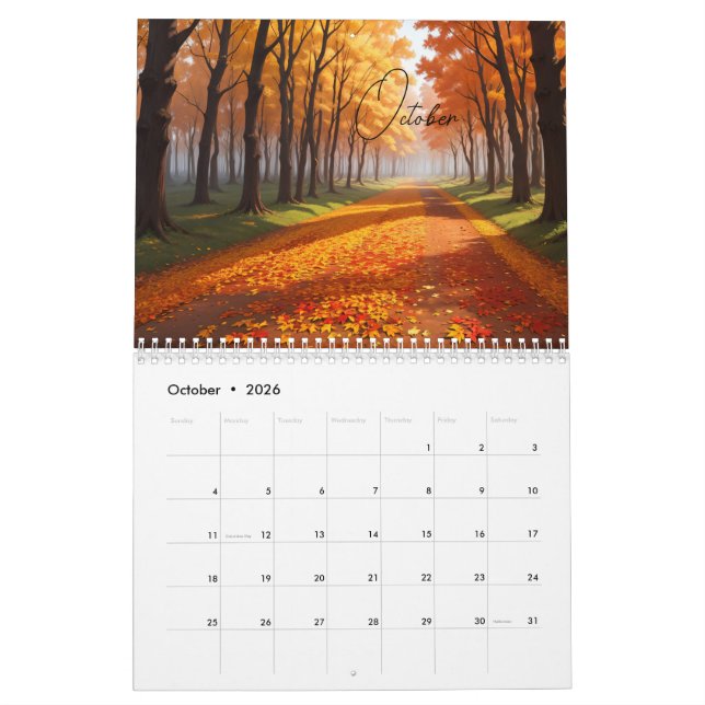 2024 Neues Jahr Kalender (Okt 2026)
