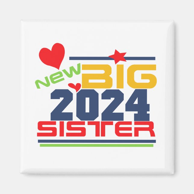 2024 New Big Sister Magnet (Vorne)