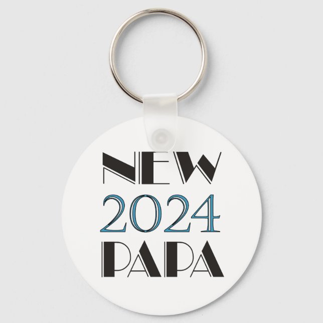 2024 New Papa Schlüsselanhänger (Vorderseite)