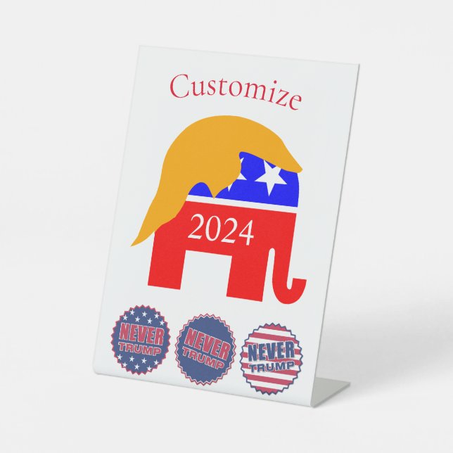 2024 nie Trump Thunder_Cove Sockelschild (Vorderseite)