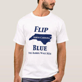 2024 North Carolina Blue gedreht T-Shirt