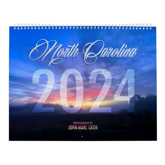 2024 North Carolina Kalender (Titelbild)