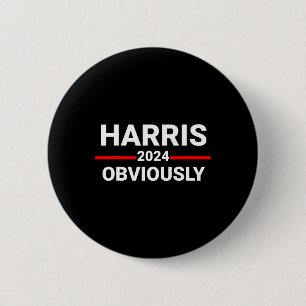 2024 offensichtlich Harris Waltz 2024 Wahl Kamala  Button