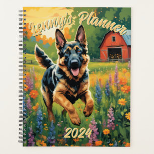 2024 personalisierter deutscher Schäferplaner Planer