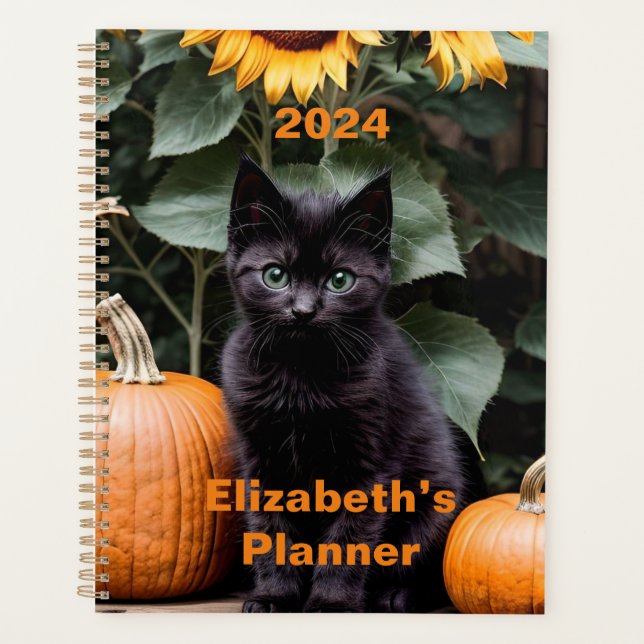 2024 planner, 2024 kitten planner, kitten planner, planer (Vorderseite)