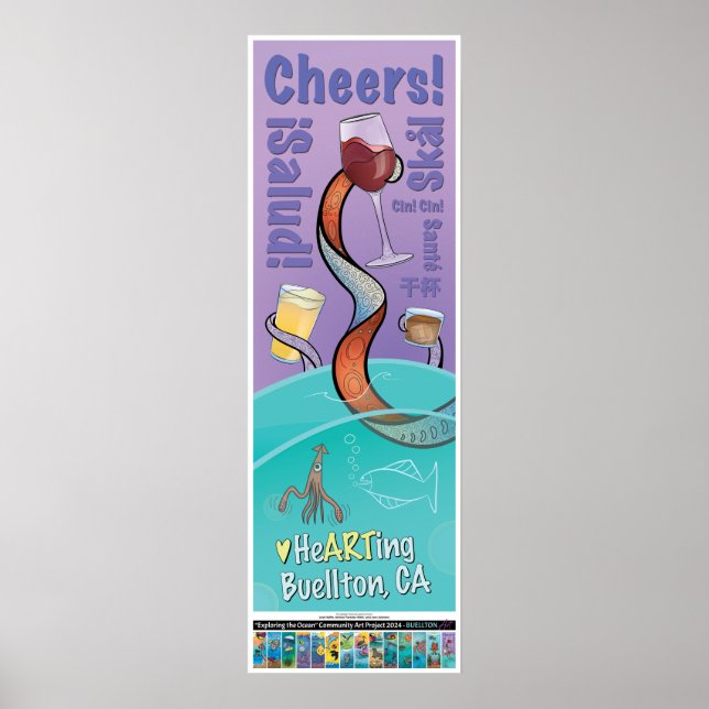 2024 Poster - Cheers - Buellton.Art (Vorne)