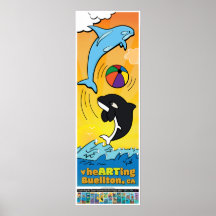 2024 Poster - Wale spielen - Buellton.Art