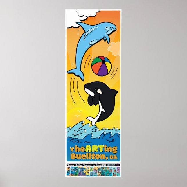 2024 Poster - Wale spielen - Buellton.Art (Vorne)
