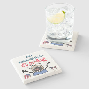 2024 Präsidentschaftswahl, es kommt! Steinuntersetzer