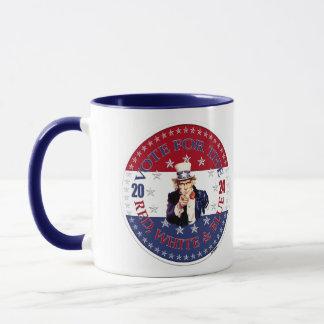 2024 Red Blue Vote for the Red White Blue Uncle S Tasse