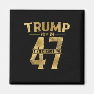 2024 Rückzug Amerikas aus den Wahlen 47. Präsident Magnet