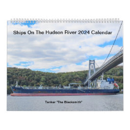 2024 Schiffe auf dem Hudson River Calendar Kalender