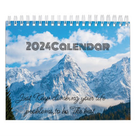 2024 Schneeberge Liebeskalender Kalender