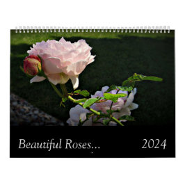2024 Schöne Rose2 Zwei Seiten großer Wandkalender