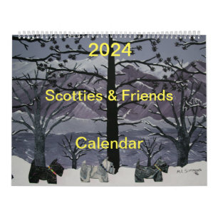 2024 Scotties and Friends Kalender