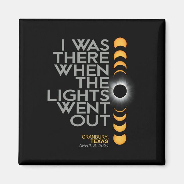 2024 Solar Eclipse 2024 040824 Eclipse Magnet (Vorne)