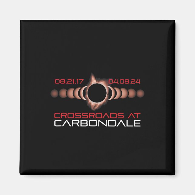 2024 Solar Eclipse Carbondale Illinois Magnet (Vorne)