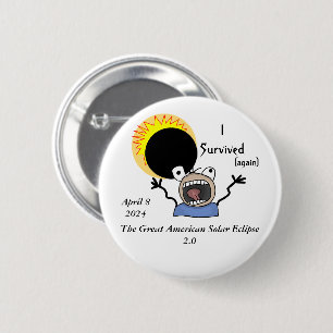 2024 Solar Eclipse Survival Edition Button