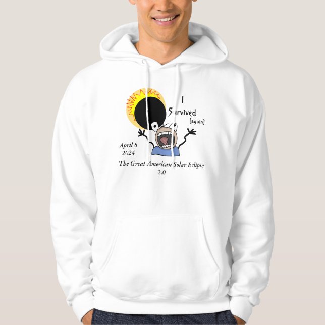 2024 Solar Eclipse Survival Edition Hoodie (Vorderseite)