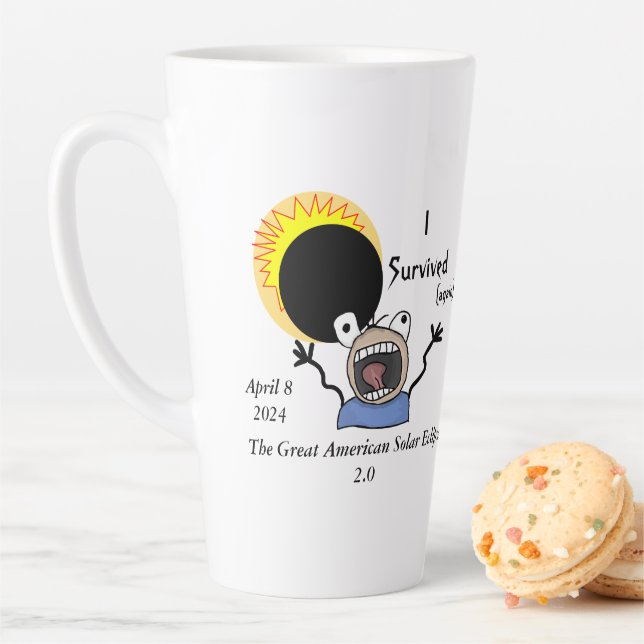 2024 Solar Eclipse Survival Edition Milchtasse (Beispiel)