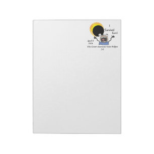 2024 Solar Eclipse Survival Edition Notizblock