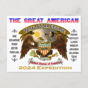 2024 Solarzellen-Postkarte insgesamt Postkarte