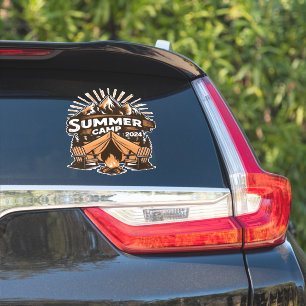 2024 Sommerlager Sommerferien Camping Matching Aufkleber