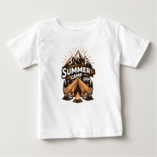 2024 Sommerlager Sommerferien Camping Matching Baby T-shirt