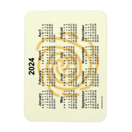 2024 Sonnentage Kalender von Janz 4x3 Magnet