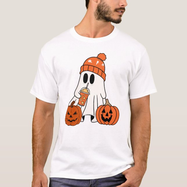 2024 Spooky Vibe Classic Ghost-T-Shirt T-Shirt (Vorderseite)