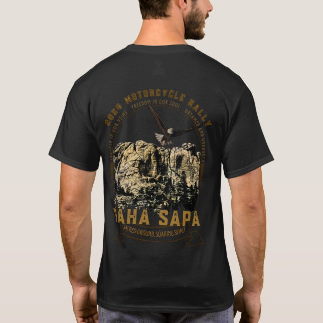 2024 Sturgis Black Hills Motorrad Kundgebung T - S T-Shirt (Rückseite)