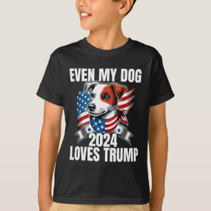2024 Terrier Dog Usa Flag sogar meine Hunde Lieben T-Shirt