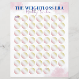 2024 The Weight Loss Era Tracker - 52 Week Tracker