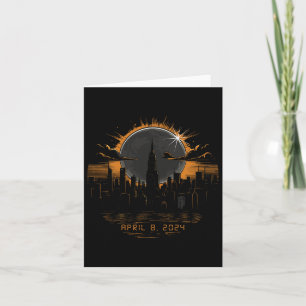 2024 Total Solar Eclipse April 8 New York Karte