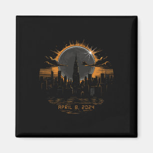 2024 Total Solar Eclipse April 8 New York Magnet